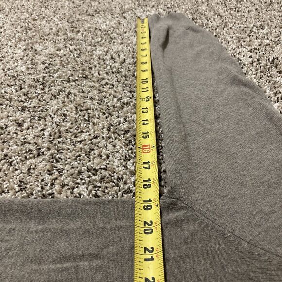 J Crew Sweater Mens Large 1/4 Zip  Grey Long Sleeve Pullover Casual Machine Wash - Picture 8 of 9